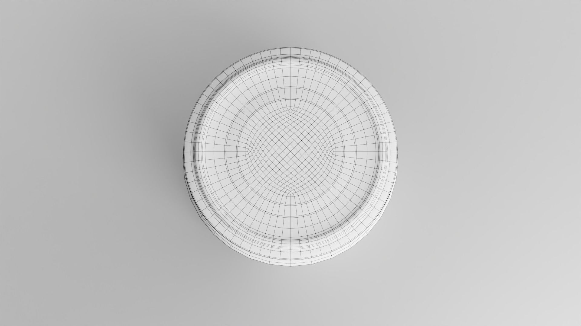 Glass jar small Low-poly 3D model_28