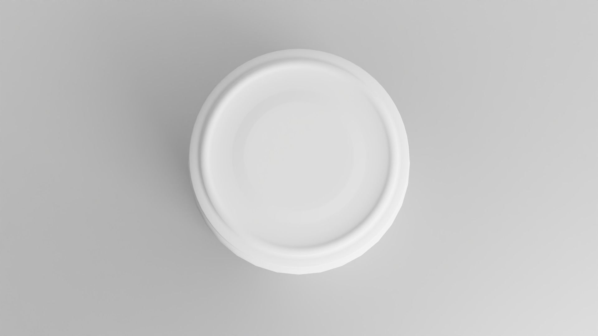 Glass jar small Low-poly 3D model_16