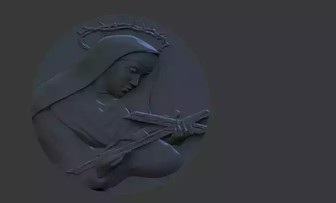Rita of Cascia 3D print model
