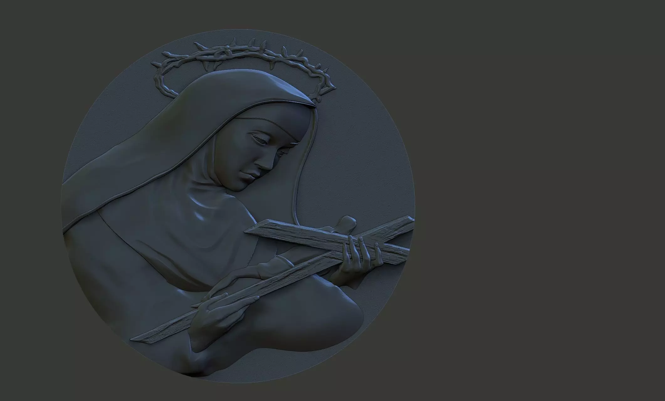 Rita of Cascia 3D print model_0