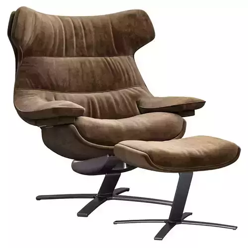 Re vive wing back queen ergonomic Armchair by Natuzzi