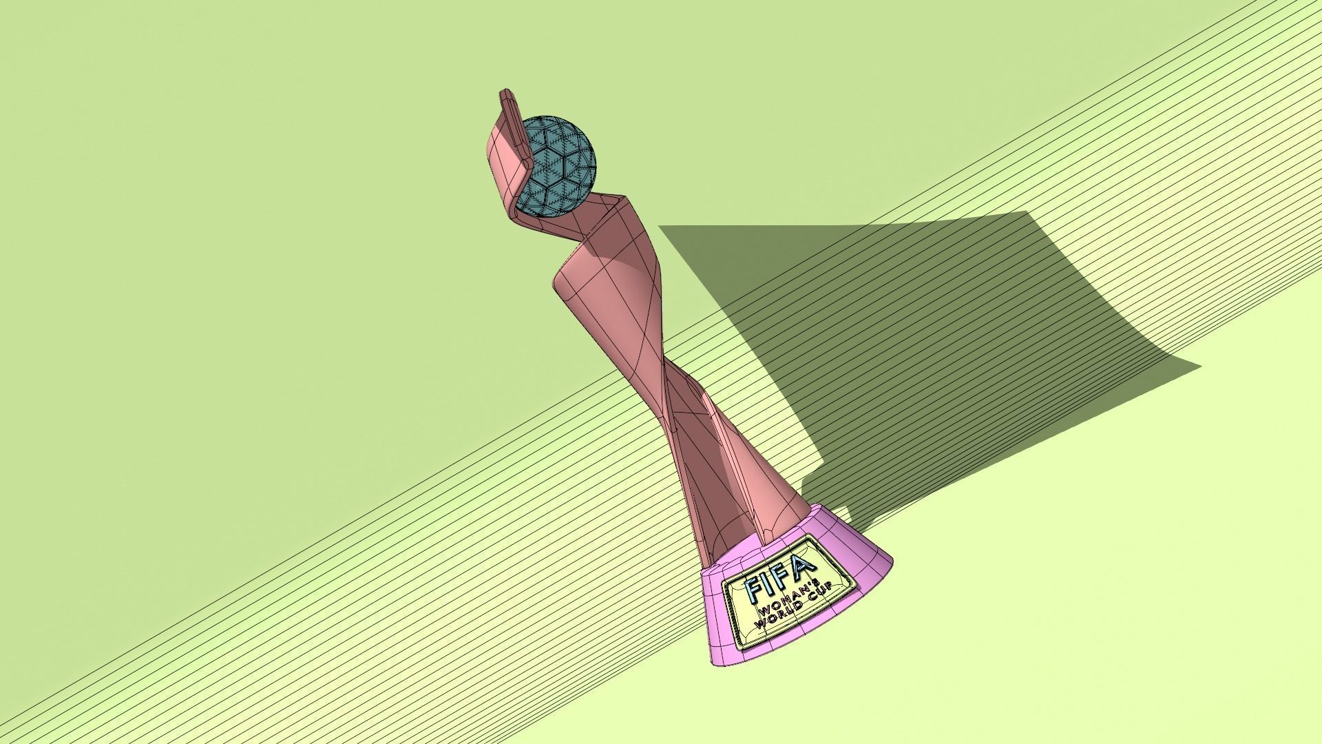 3D model of FIFA Womens World Cup free 3D model 3D printable | CGTrader