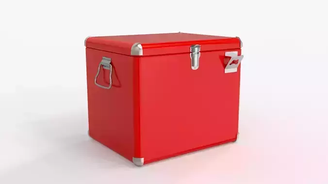 Vintage Metal Cooler