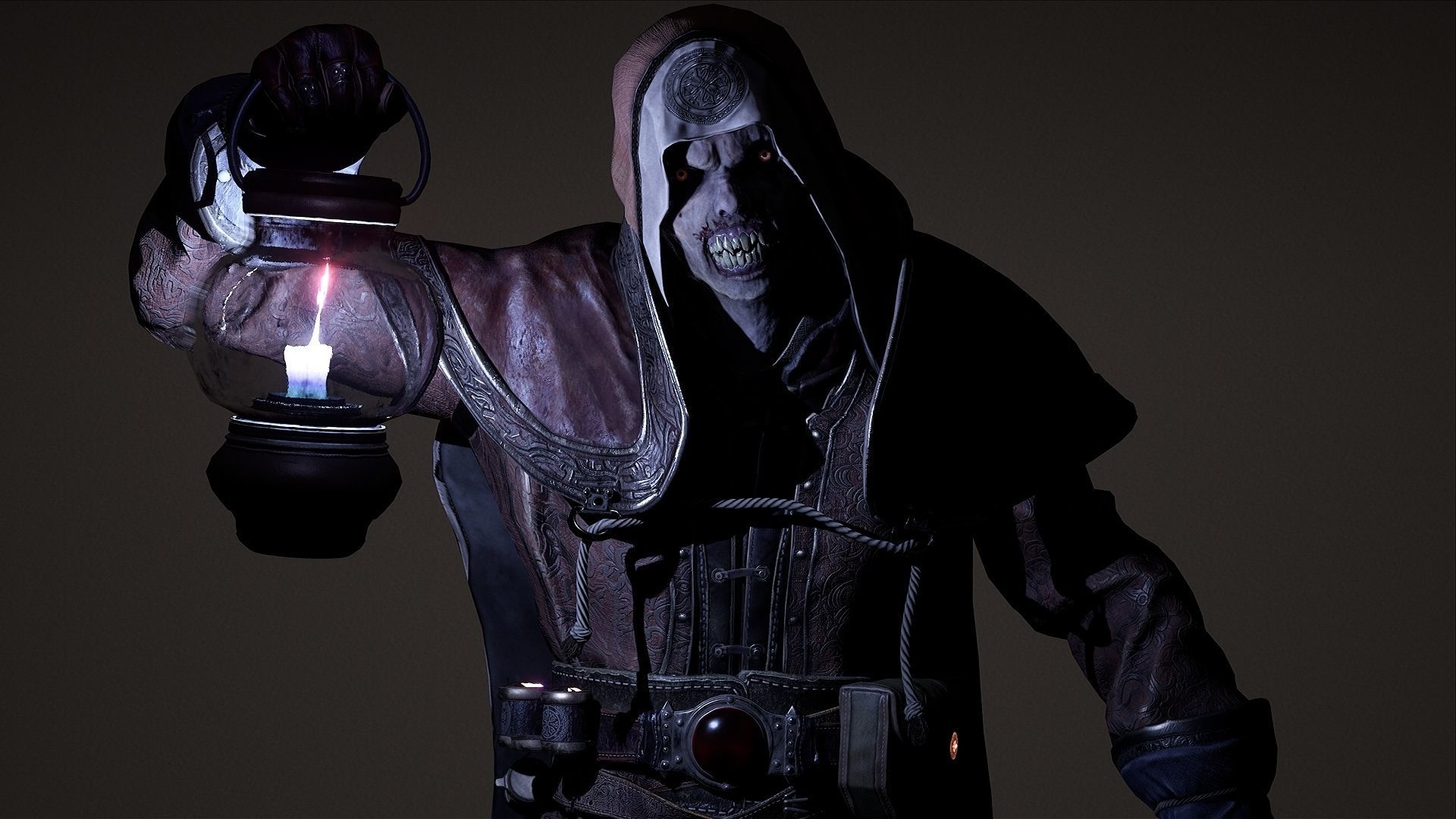 Undead Alchemist Low-poly 3D model_5