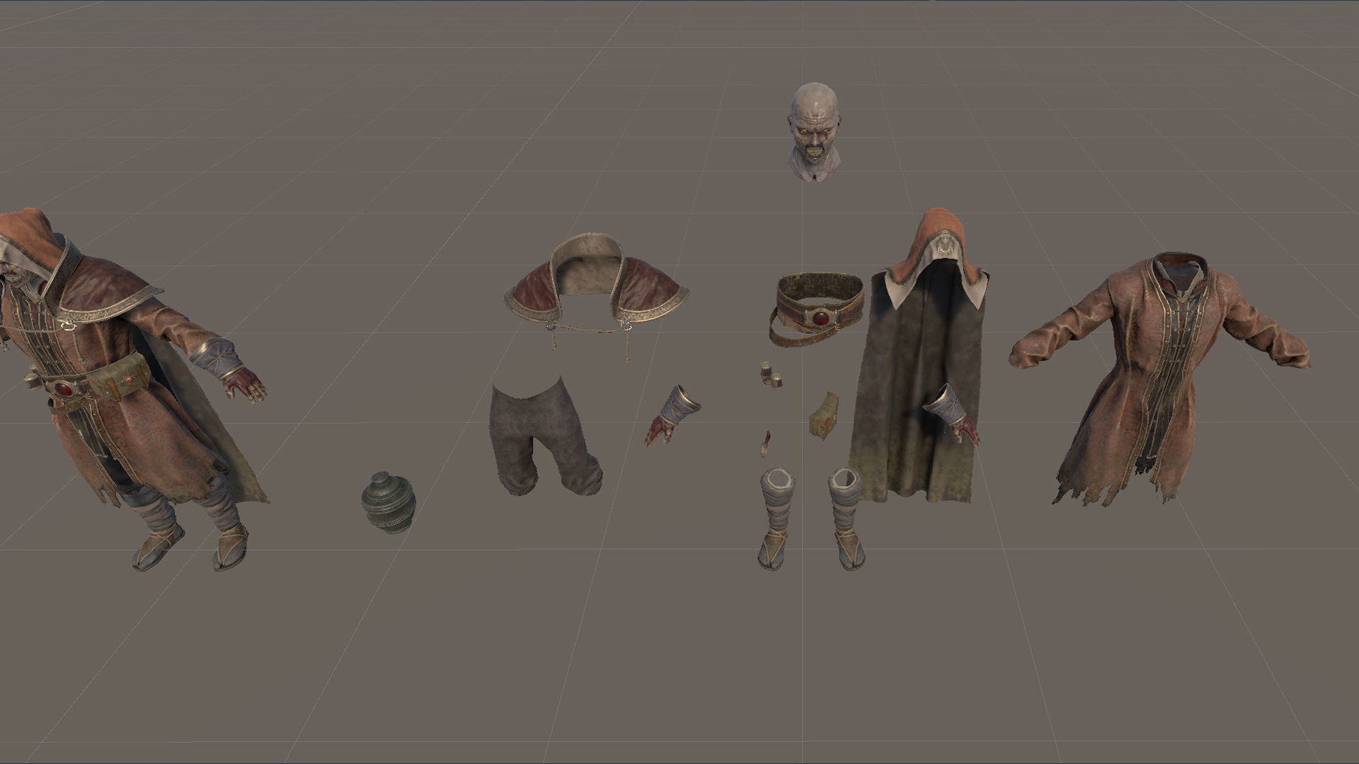 Undead Alchemist Low-poly 3D model_28