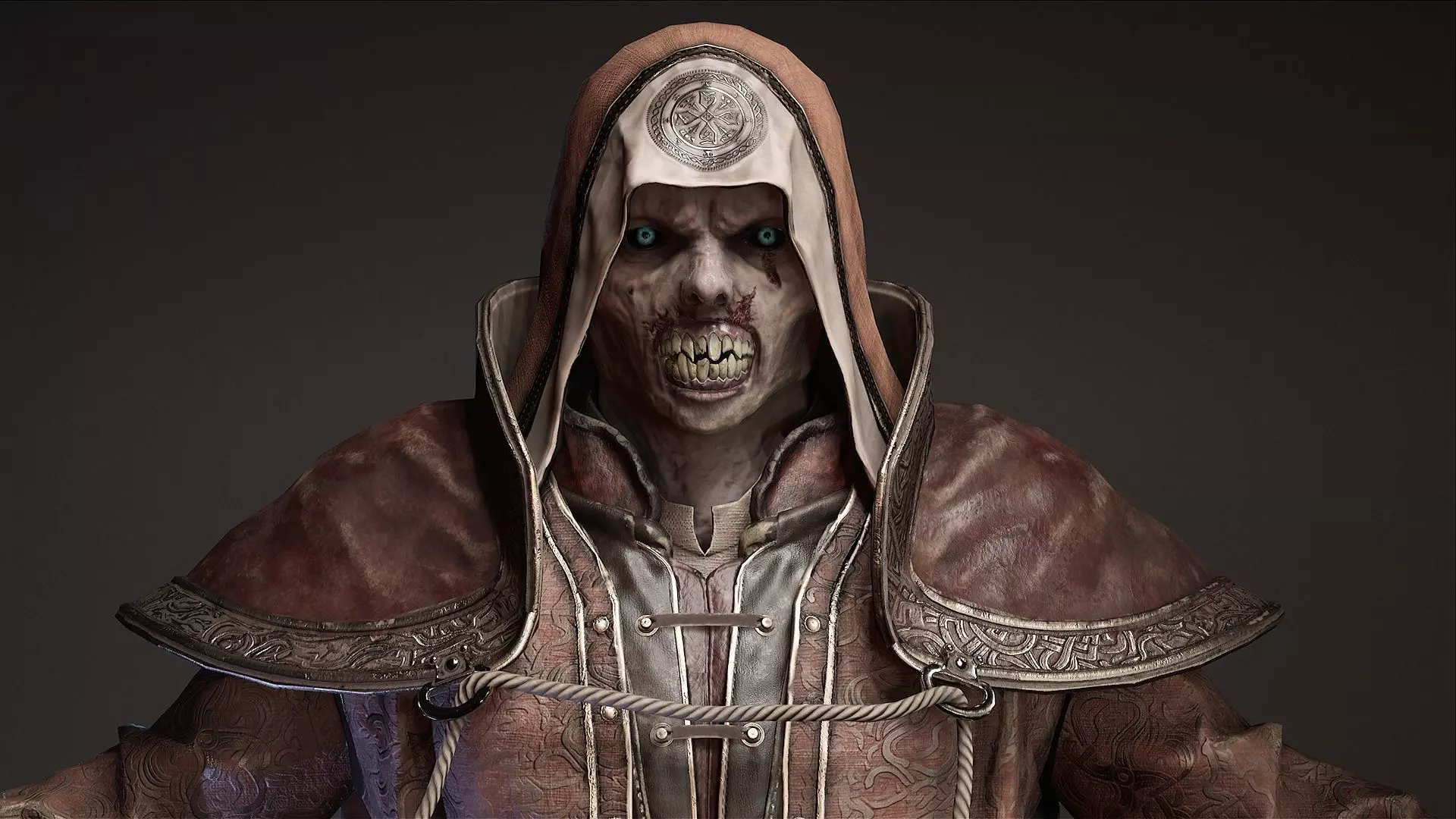 Undead Alchemist Low-poly 3D model_0