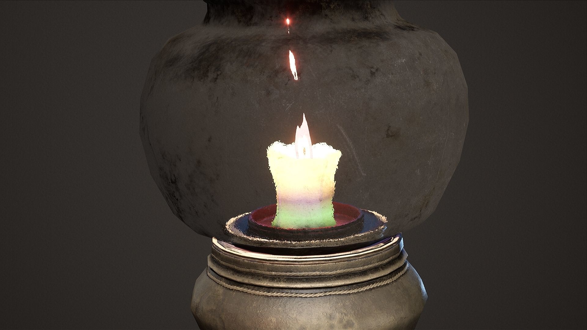 Undead Alchemist Low-poly 3D model_9