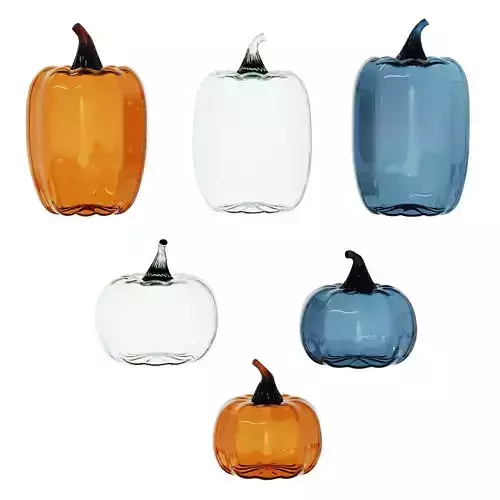 Glass Pumpkins 3D model