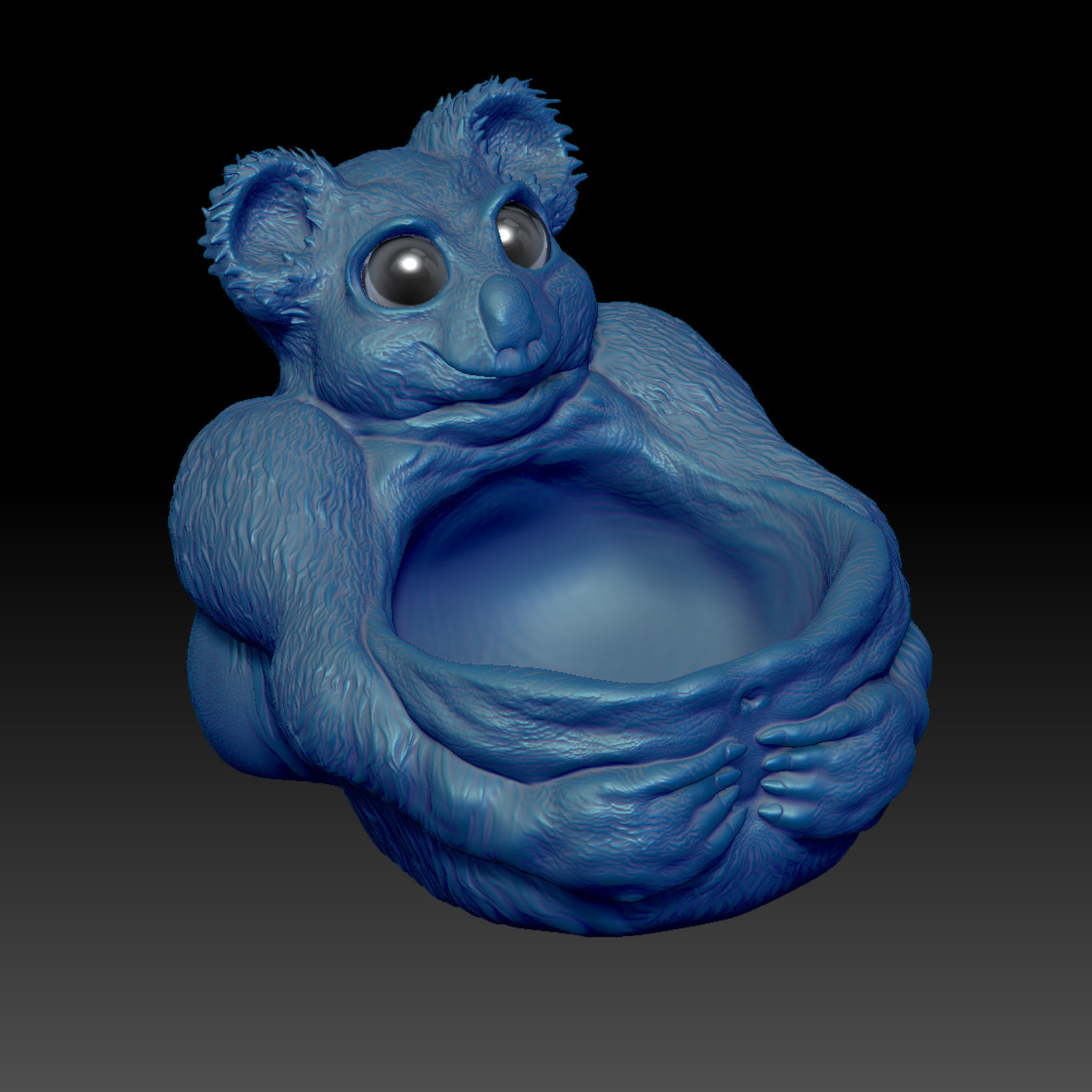 Teddy Bear Bag - STL 3D Print Model High-Polygon 3D print model_1