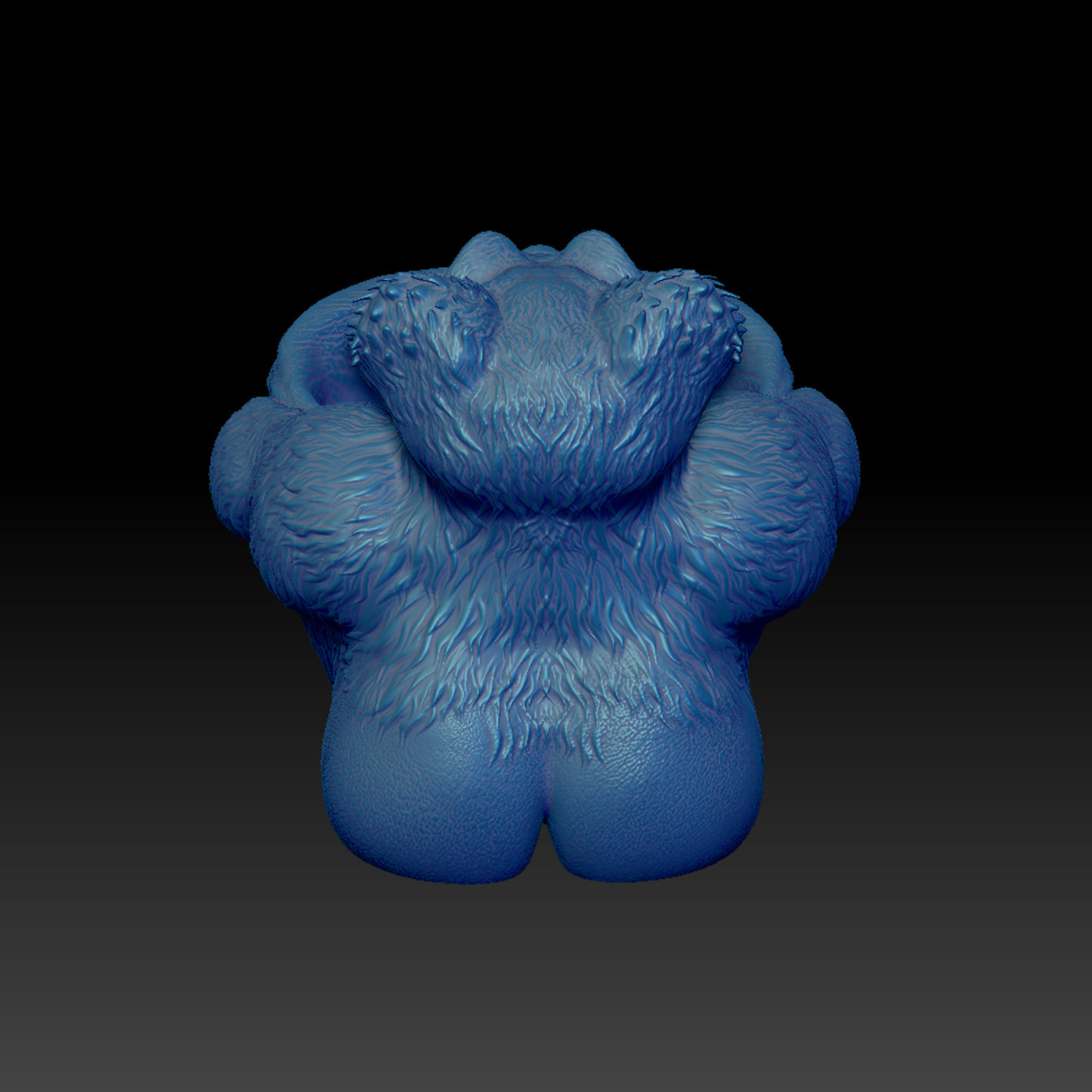 Teddy Bear Bag - STL 3D Print Model High-Polygon 3D print model_4