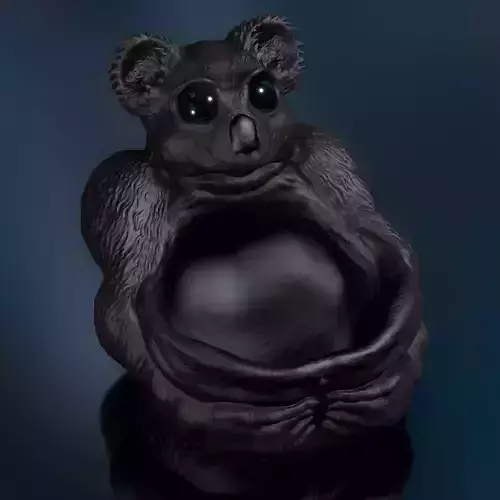 Teddy Bear Bag - STL 3D Print Model High-Polygon