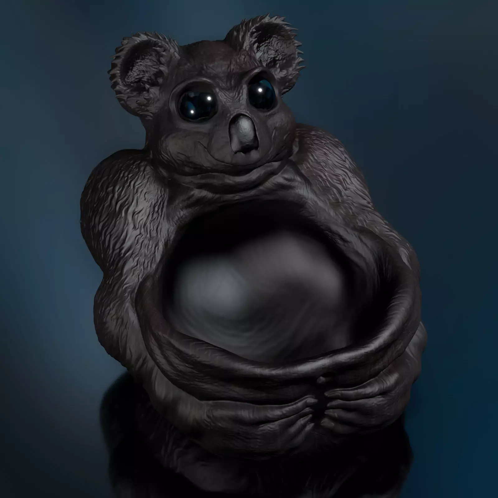 Teddy Bear Bag - STL 3D Print Model High-Polygon 3D print model_0