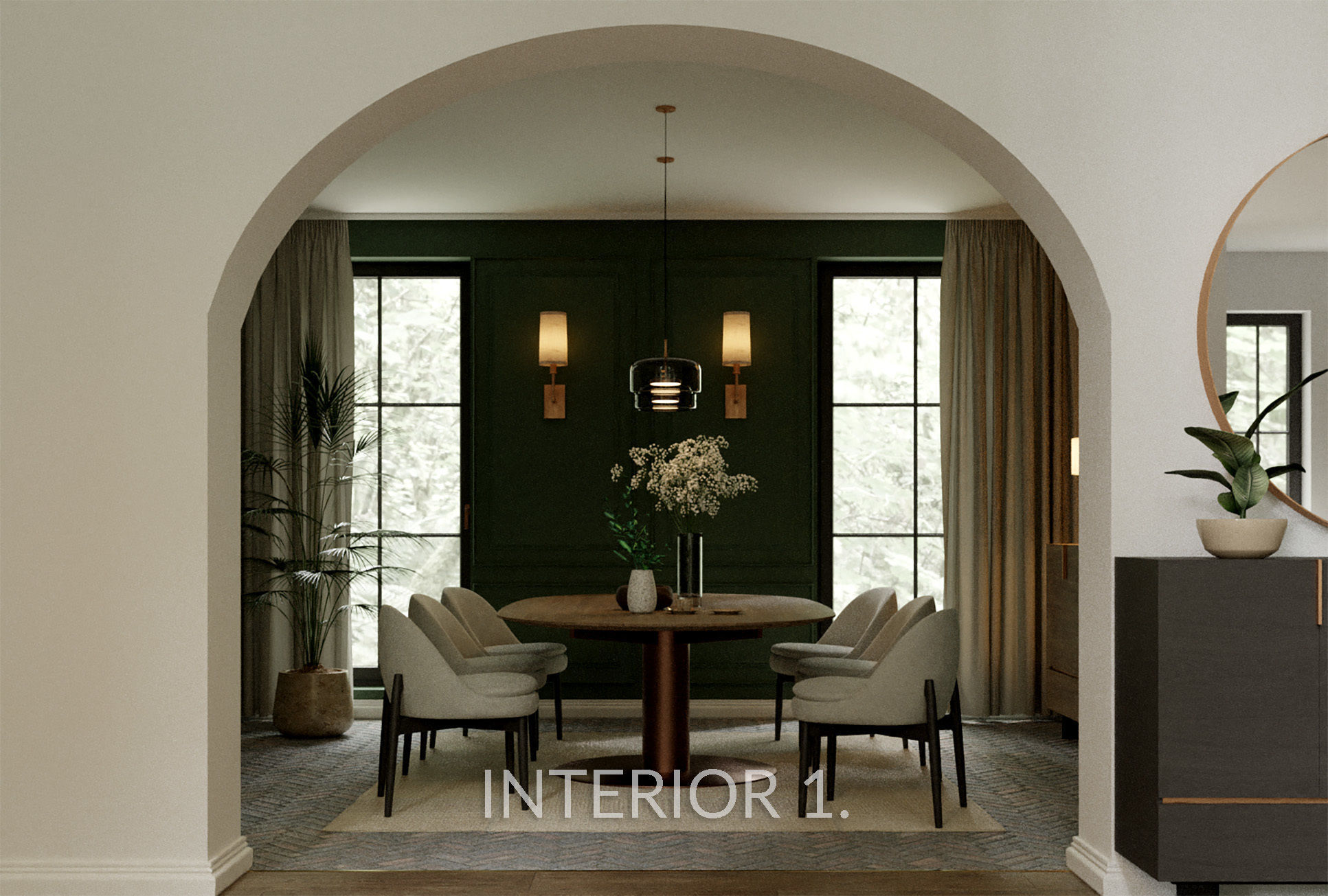 7 Interiors MegaPack 3D model_3