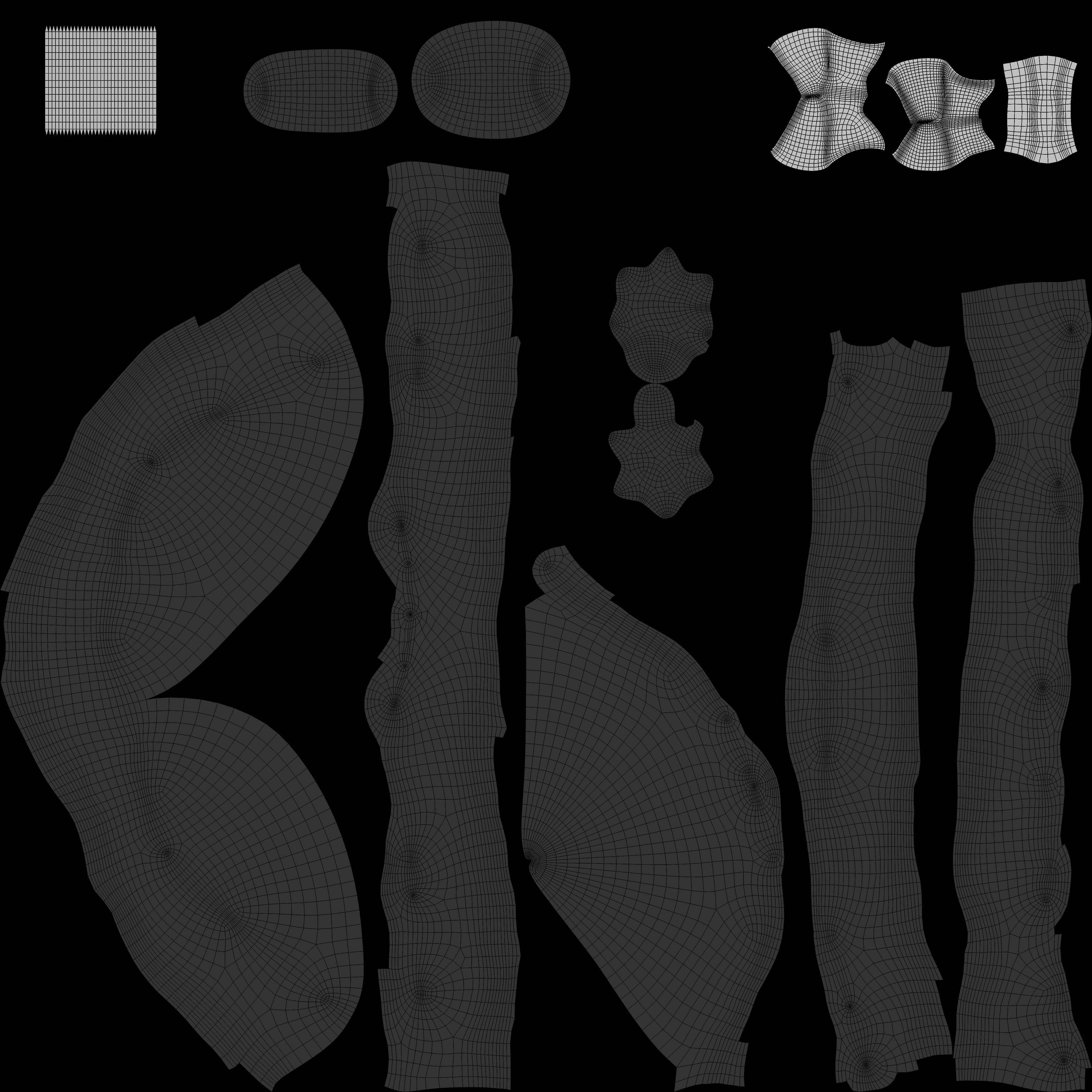 Beautiful Christmas fir tree with bow  3D model_8