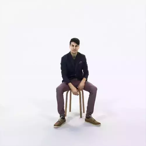 Prime 10J Listening Sitting Casual Man