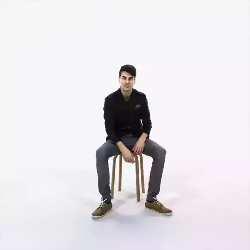 Prime 10H Listening Sitting Casual Man