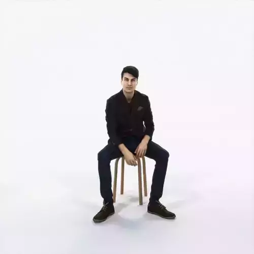 Prime 10F Listening Sitting Casual Man