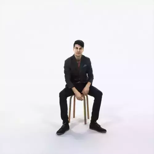 Prime 10E Listening Sitting Casual Man