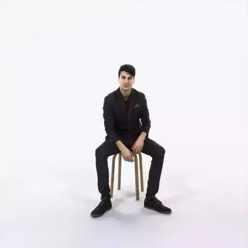 Prime 10C Listening Sitting Casual Man