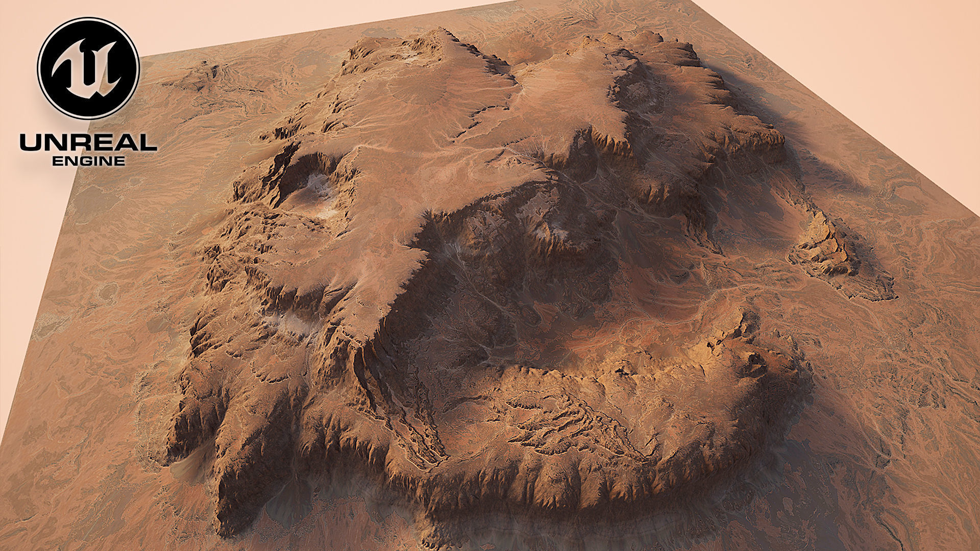 Desert Plateau Large Version 1 3D model_14