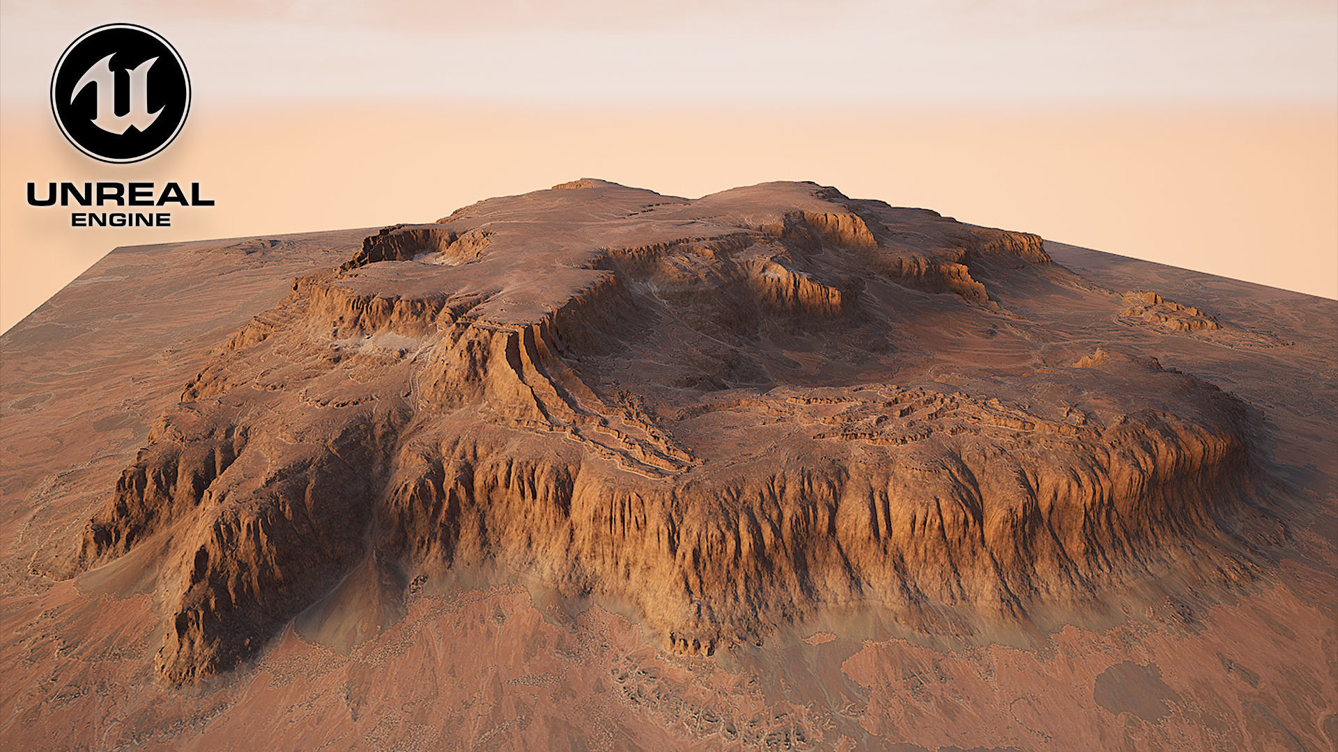 Desert Plateau Large Version 1 3D model_13