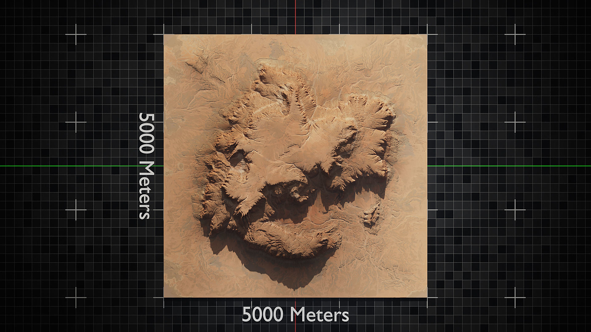 Desert Plateau Large Version 1 3D model_12