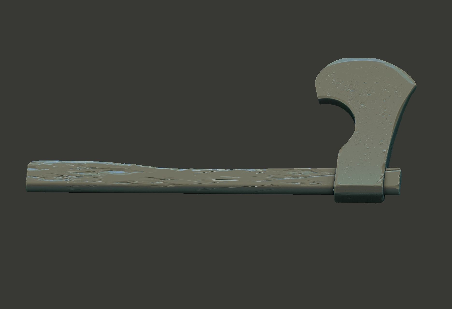 axe model 3D model_2