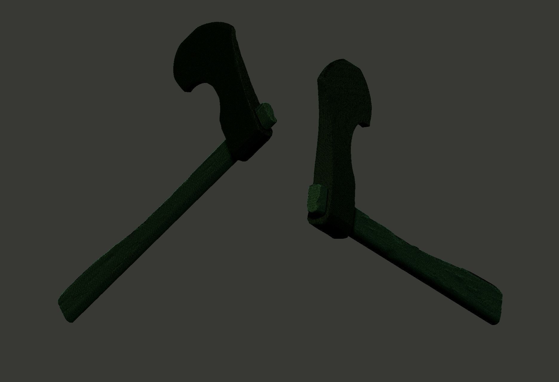 axe model 3D model_1