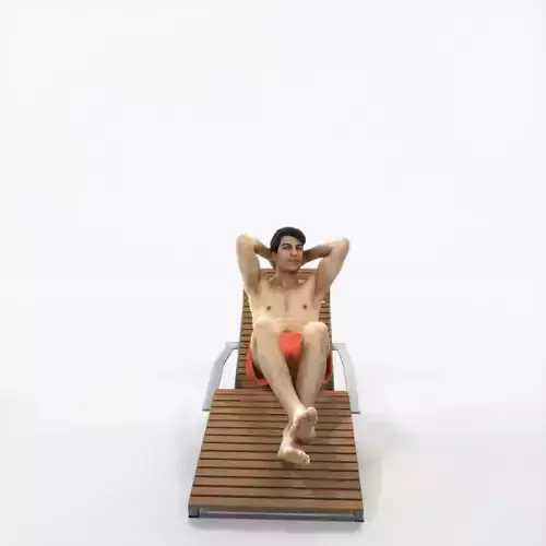 Prime 23E Beach Sitting Sports Man