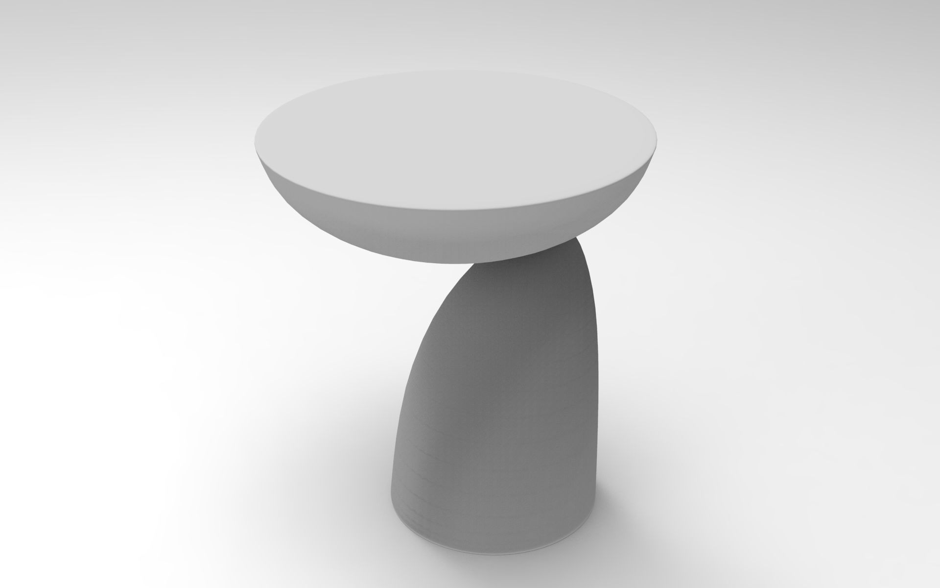 Yomi Side Table Low-poly 3D model_8