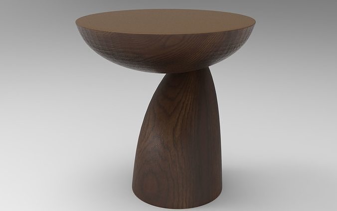 Yomi Side Table Low-poly 3D model