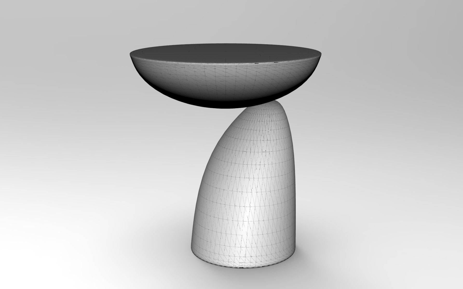 Yomi Side Table Low-poly 3D model_5