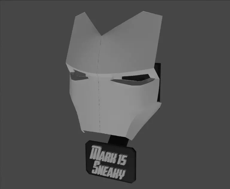 Ironman MK 15 - Wall of Faceplates 3D print model_0