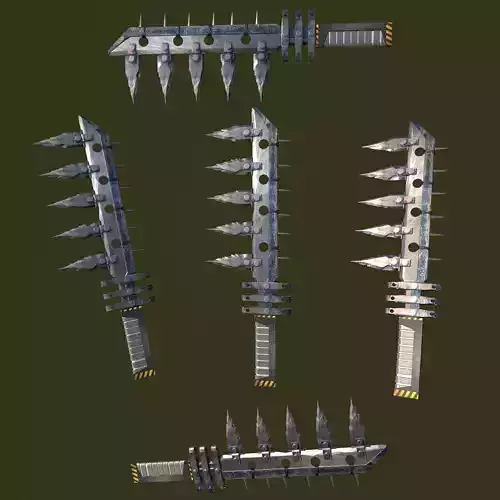 Machete pack 3D model