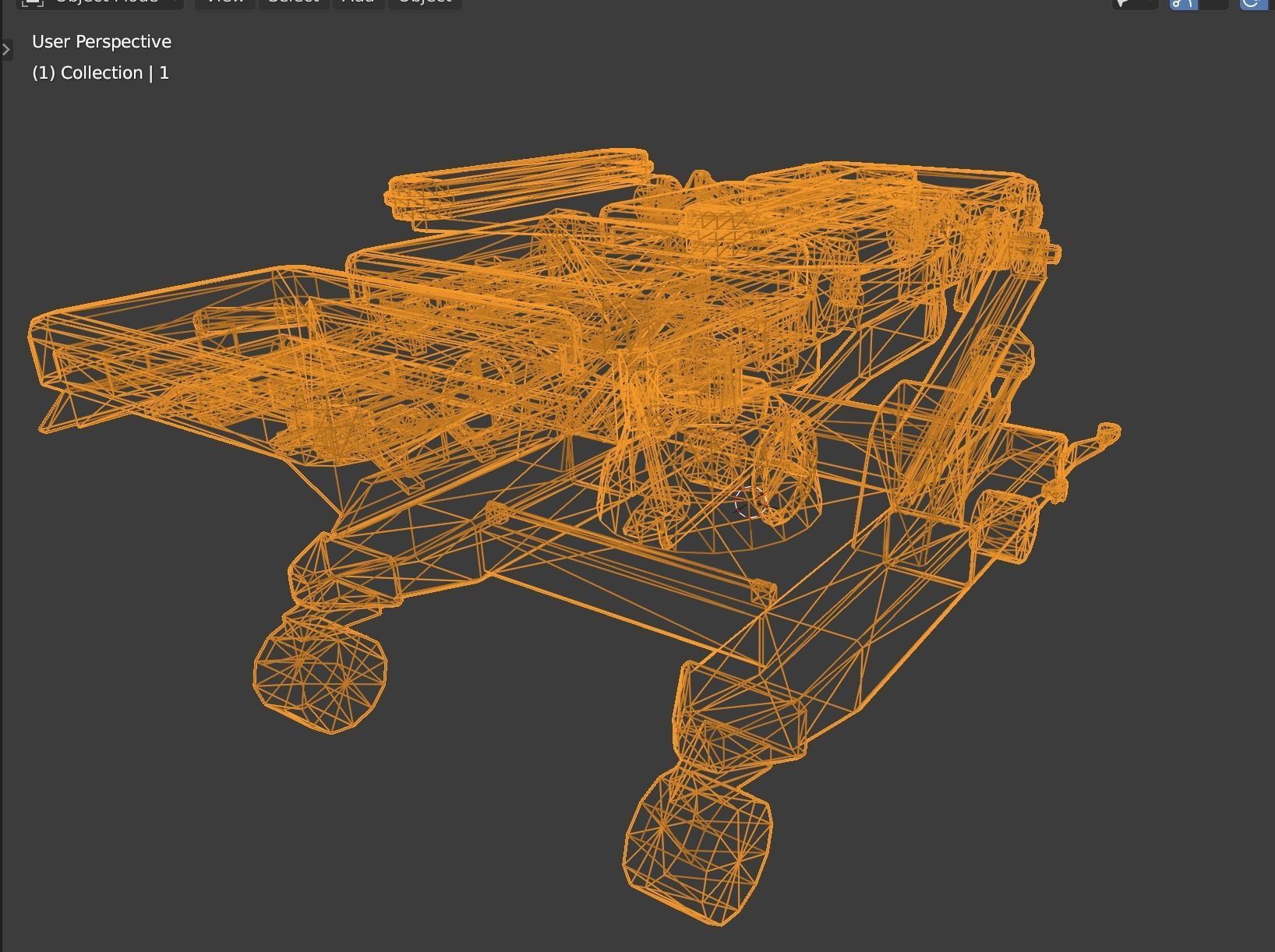 interrogation chair Low-poly 3D model_6