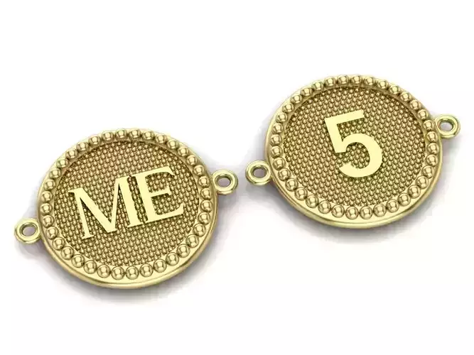 double sided letter bracelet