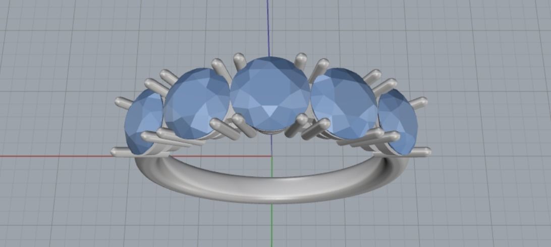 Engagement rings 3D print model_15