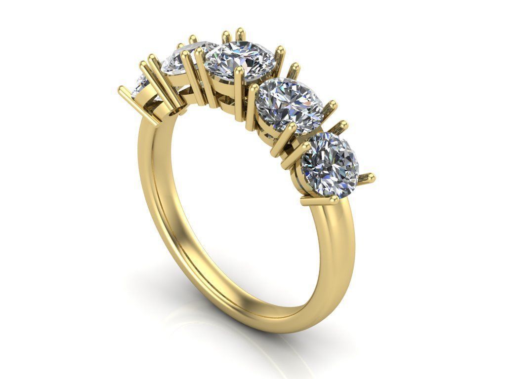 Engagement rings 3D print model_2