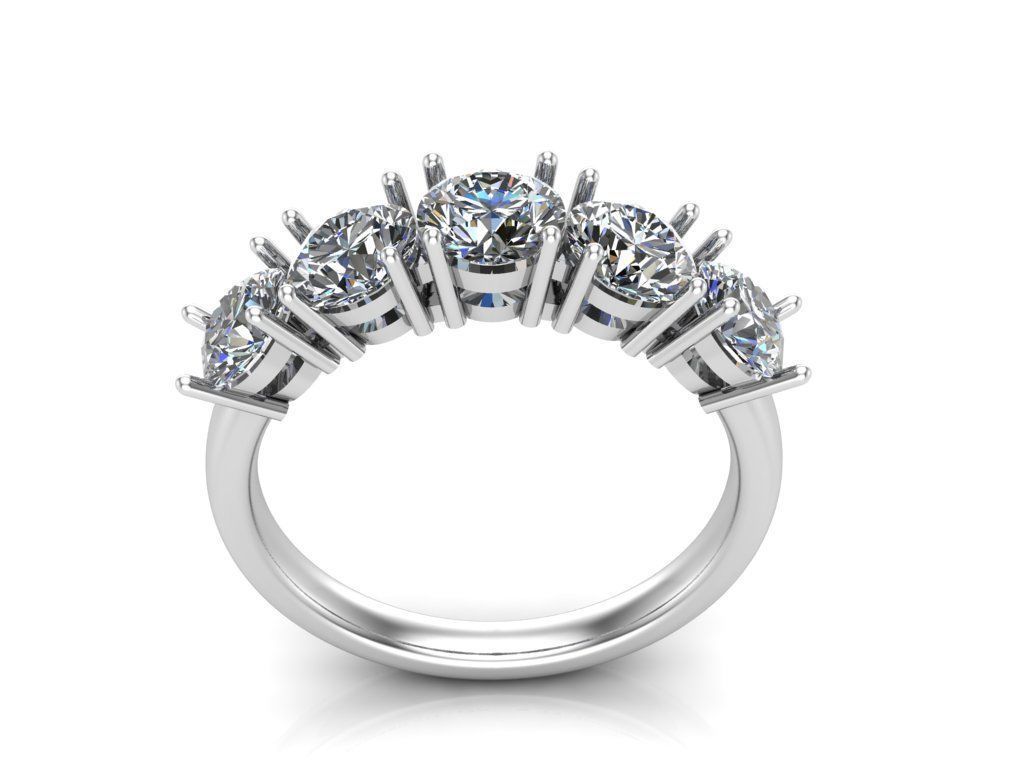 Engagement rings 3D print model_6