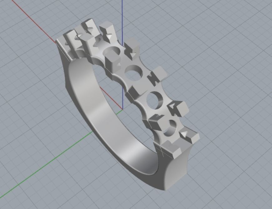 Engagement rings 3D print model_13