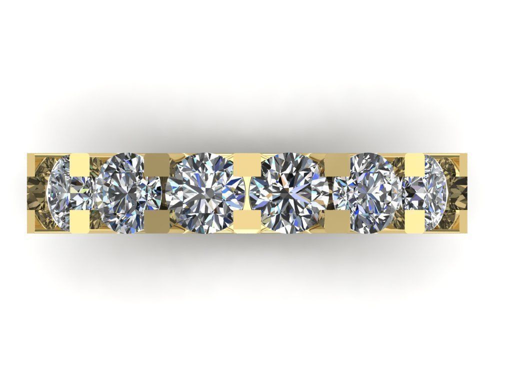 Engagement rings 3D print model_3