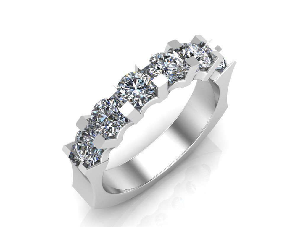 Engagement rings 3D print model_6