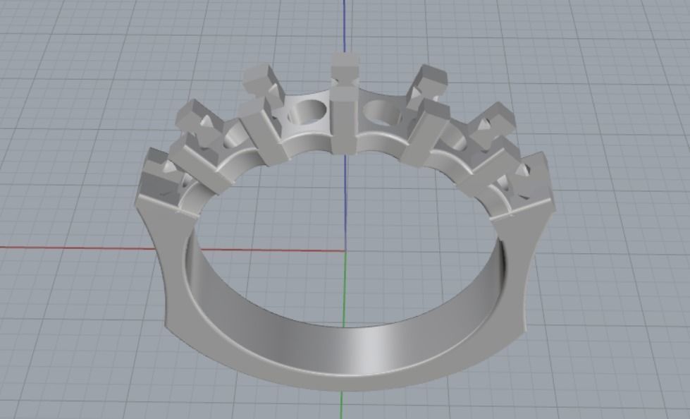 Engagement rings 3D print model_14