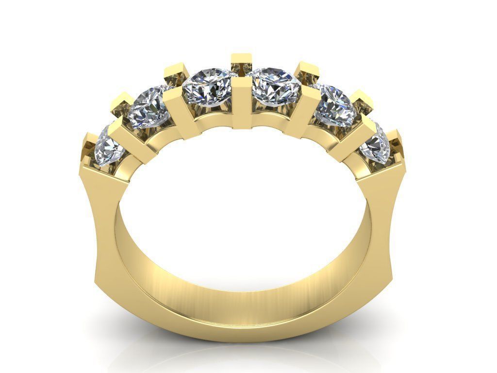 Engagement rings 3D print model_1