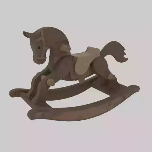 Wooden Rocking Horse