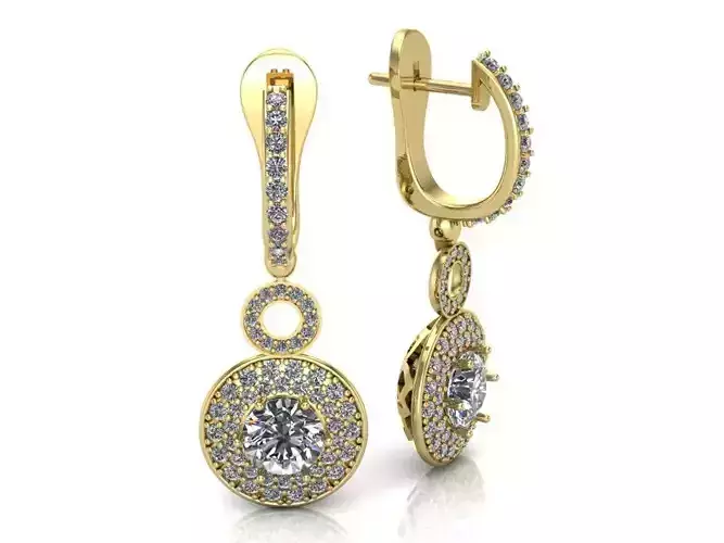 beautiful stone earrings