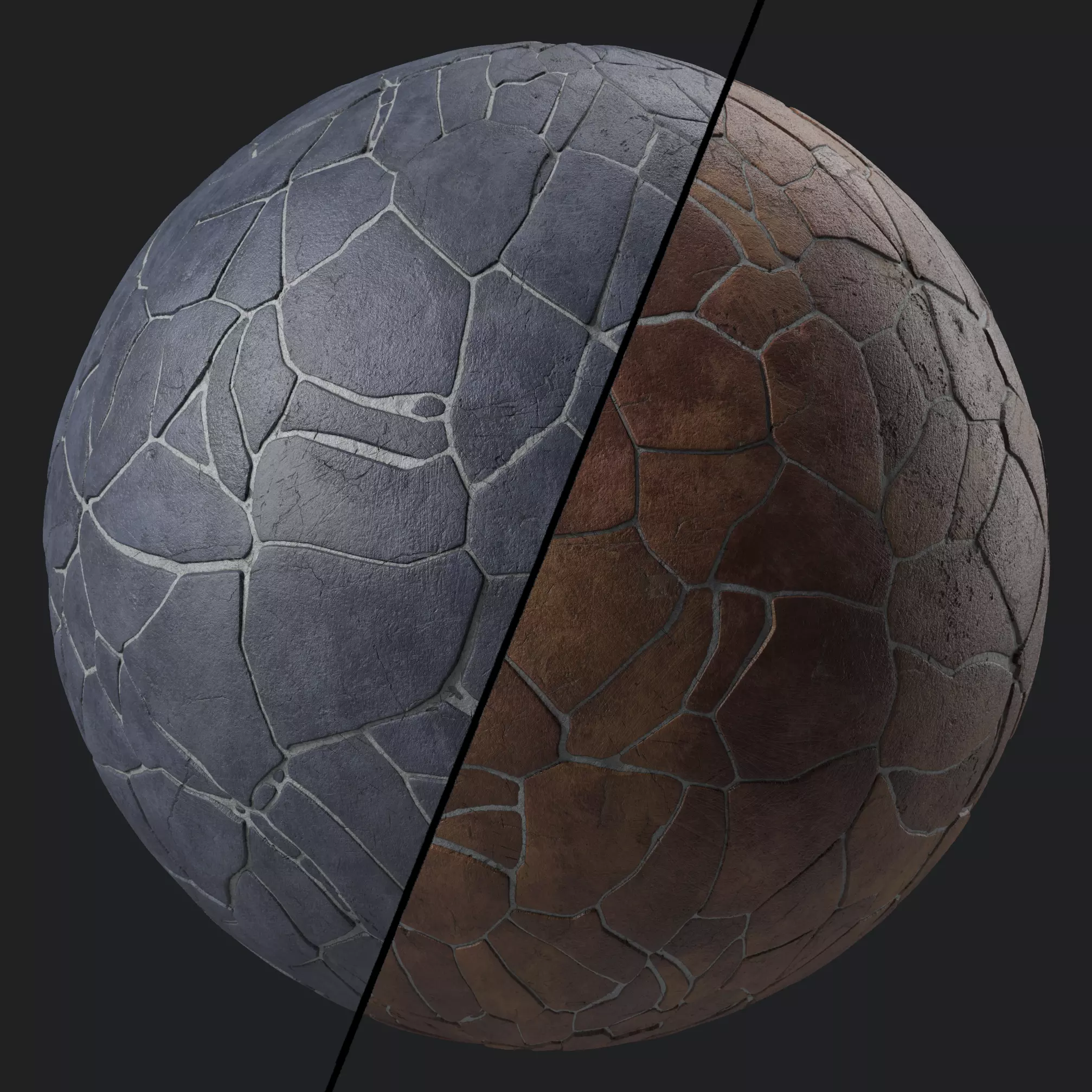 Stone Wall Materials 64- Decorative Stone Sbsar Pbr 4k Seamless Texture
