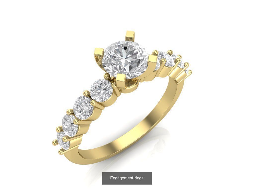 Collection Engagement rings heart and miscellaneous 31 models _23