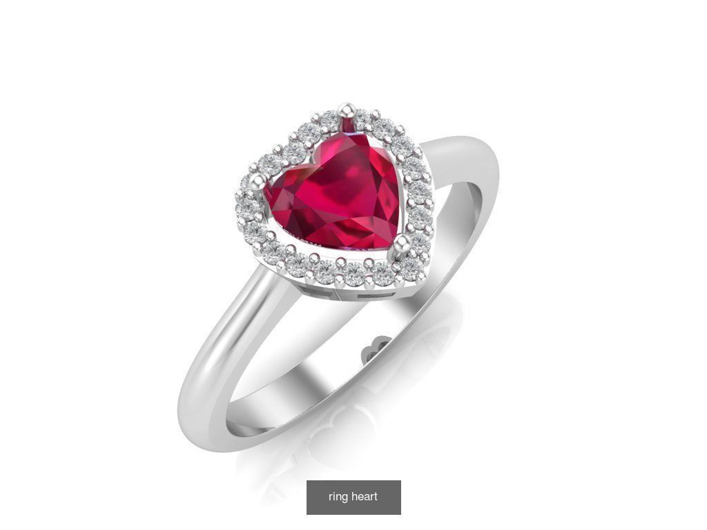 Collection Engagement rings heart and miscellaneous 31 models _8