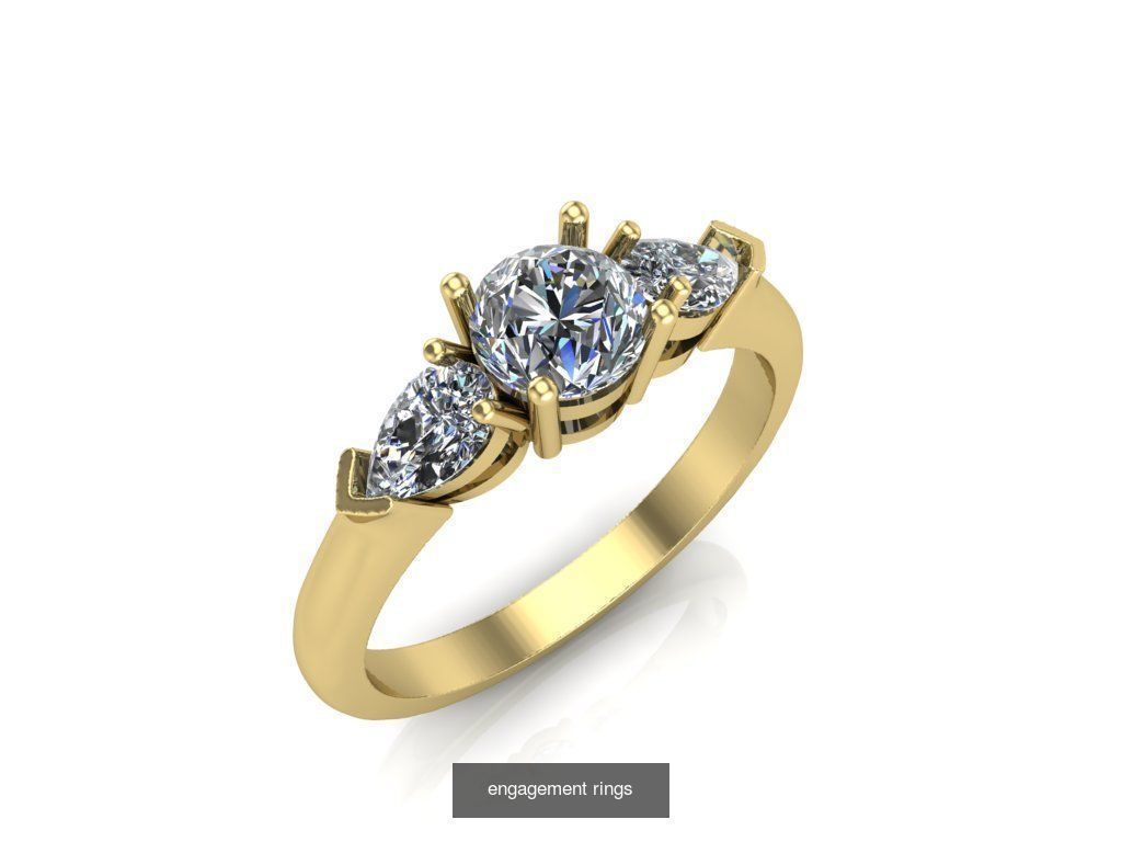 Collection Engagement rings heart and miscellaneous 31 models _9